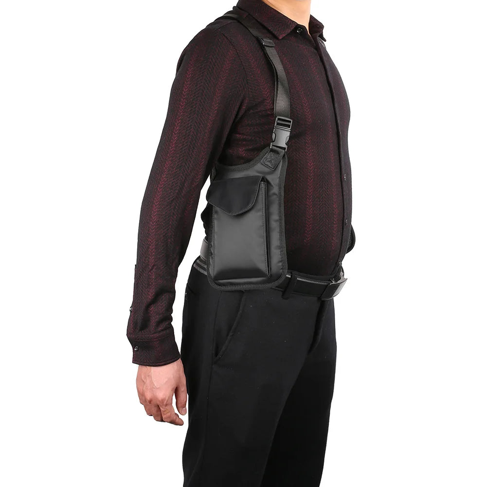 Anti-Theft Shoulder Holster – Hidden Underarm Wallet With Adjustable Strap, Compact Travel Bag - ZOOMNSTORE