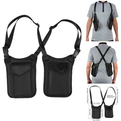 Anti-Theft Shoulder Holster – Hidden Underarm Wallet With Adjustable Strap, Compact Travel Bag - ZOOMNSTORE