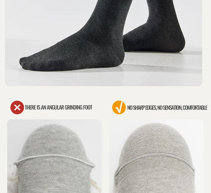 Antibacterial Bamboo Socks – Men’s Business Dress Socks, Thin Deodorant Crew, 5-Pack - ZOOMNSTORE