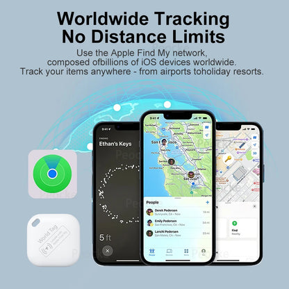 Apple GPS Tracker - Bluetooth Pet Tracker & Smart Locator Tag for Dogs Cats - ZOOMNSTORE