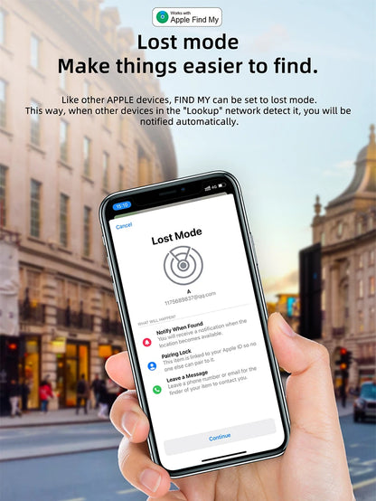 Apple GPS Tracker - Bluetooth Pet Tracker & Smart Locator Tag for Dogs Cats - ZOOMNSTORE