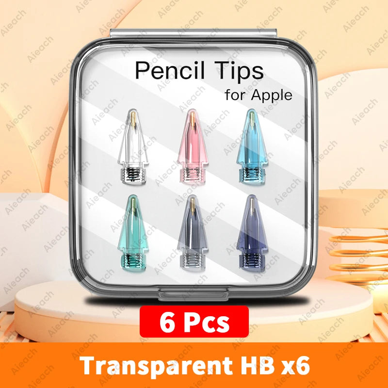 Apple Pencil Nib Replacement Tips - Metal  POM Wear-Resistant 2B Soft  HB Hard - ZOOMNSTORE