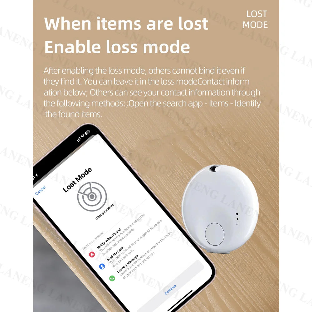 Apple Tracker GPS - Waterproof IP67 Smart Locator With Long Battery Life & Replaceable Lithium Battery - ZOOMNSTORE