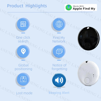 Apple Tracker GPS - Waterproof IP67 Smart Locator With Long Battery Life & Replaceable Lithium Battery - ZOOMNSTORE
