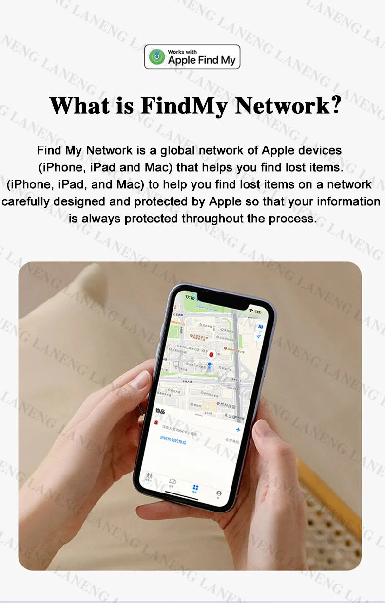 Apple Tracker GPS - Waterproof IP67 Smart Locator With Long Battery Life & Replaceable Lithium Battery - ZOOMNSTORE