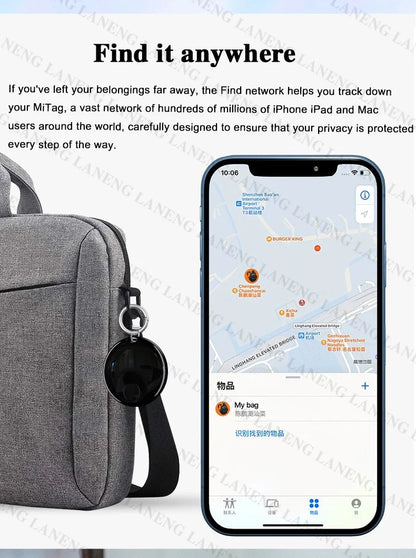 Apple Tracker GPS - Waterproof IP67 Smart Locator With Long Battery Life & Replaceable Lithium Battery - ZOOMNSTORE