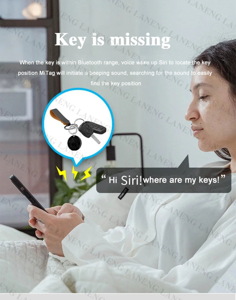 Apple Tracker GPS - Waterproof IP67 Smart Locator With Long Battery Life & Replaceable Lithium Battery - ZOOMNSTORE