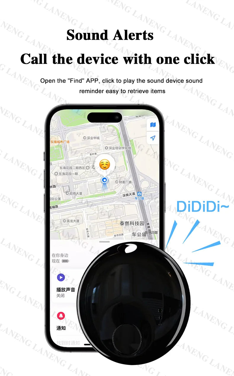 Apple Tracker GPS - Waterproof IP67 Smart Locator With Long Battery Life & Replaceable Lithium Battery - ZOOMNSTORE