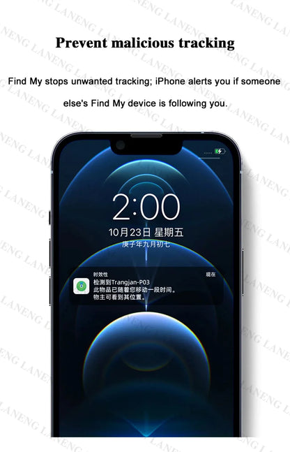 Apple Tracker GPS - Waterproof IP67 Smart Locator With Long Battery Life & Replaceable Lithium Battery - ZOOMNSTORE