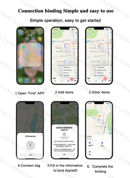 Apple Tracker GPS - Waterproof IP67 Smart Locator With Long Battery Life & Replaceable Lithium Battery - ZOOMNSTORE