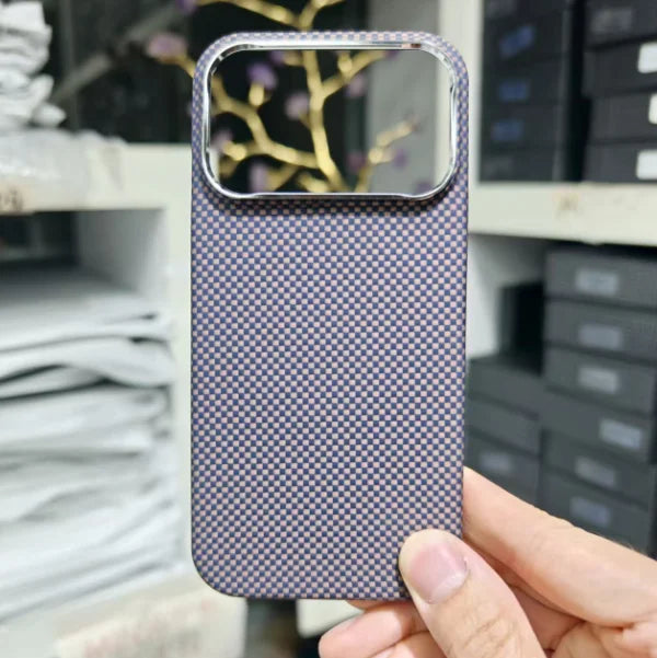 Aramid Fiber Phone Case for iPhone 17 ProPro Max - Super-Thin Anti-Drop Design - ZOOMNSTORE