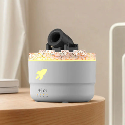 Aromatherapy Humidifier - Portable Turret Shaped Cannon Blast Diffuser With Mist - ZOOMNSTORE