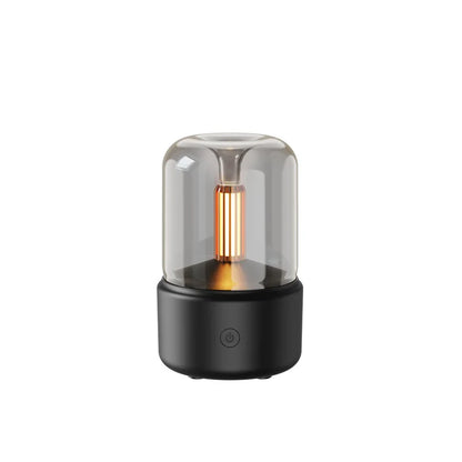 Aromatherapy Humidifier - Ultrasonic USB Air Humidifier with Candlelight Design for Sleep Aid - ZOOMNSTORE
