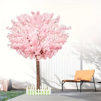 Handmade Pink Cherry Blossom Tree - Artificial IndoorOutdoor Decor for Weddings and Parties - ZOOMNSTORE