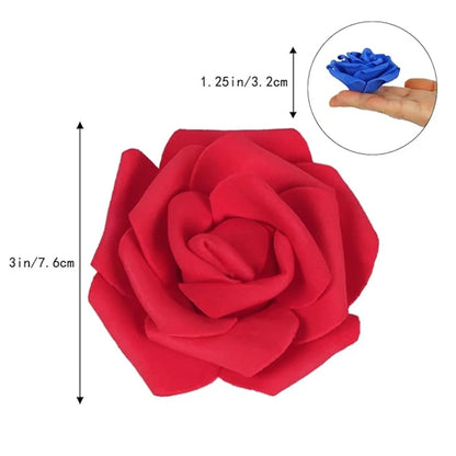 Artificial Foam Rose Flowers - PE Fake Floral Decor for Home Weddings  Holidays - ZOOMNSTORE