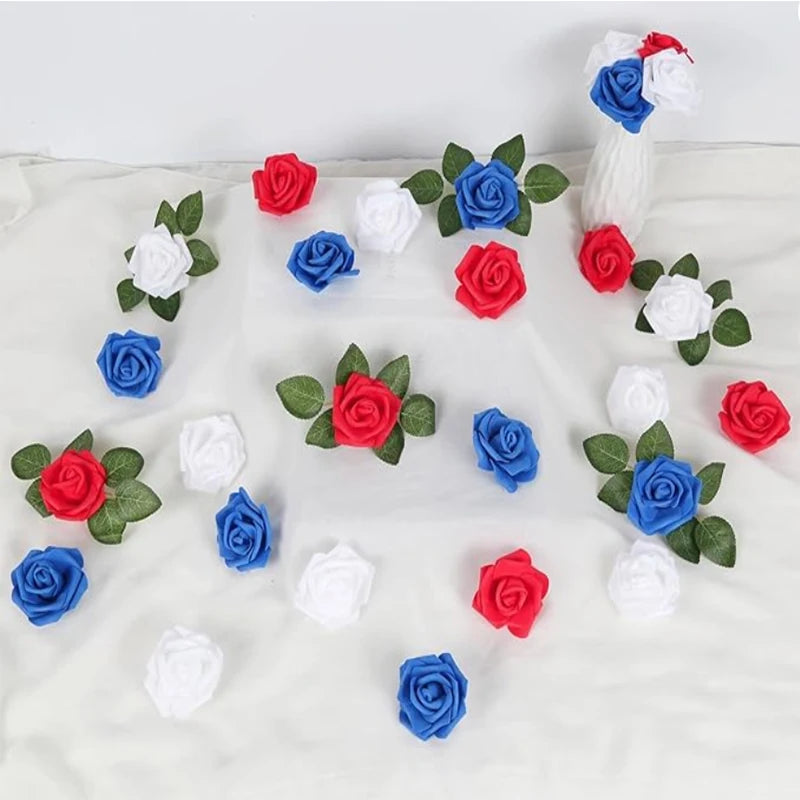 Artificial Foam Rose Flowers - PE Fake Floral Decor for Home Weddings  Holidays - ZOOMNSTORE