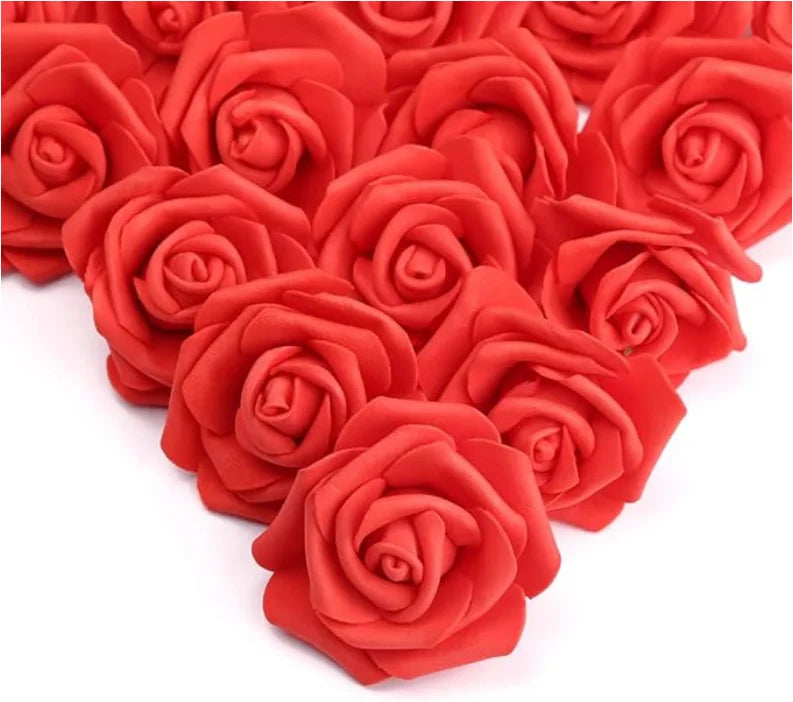 Artificial Foam Rose Flowers - PE Fake Floral Decor for Home Weddings  Holidays - ZOOMNSTORE