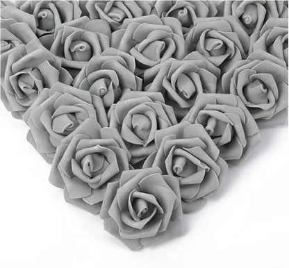 Artificial Foam Rose Flowers - PE Fake Floral Decor for Home Weddings  Holidays - ZOOMNSTORE