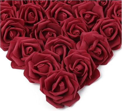 Artificial Foam Rose Flowers - PE Fake Floral Decor for Home Weddings  Holidays - ZOOMNSTORE