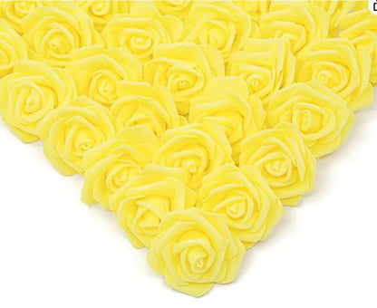 Artificial Foam Rose Flowers - PE Fake Floral Decor for Home Weddings  Holidays - ZOOMNSTORE
