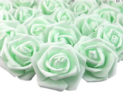 Artificial Foam Rose Flowers - PE Fake Floral Decor for Home Weddings  Holidays - ZOOMNSTORE