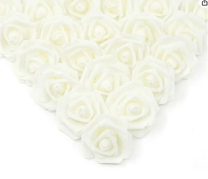 Artificial Foam Rose Flowers - PE Fake Floral Decor for Home Weddings  Holidays - ZOOMNSTORE