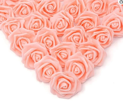 Artificial Foam Rose Flowers - PE Fake Floral Decor for Home Weddings  Holidays - ZOOMNSTORE