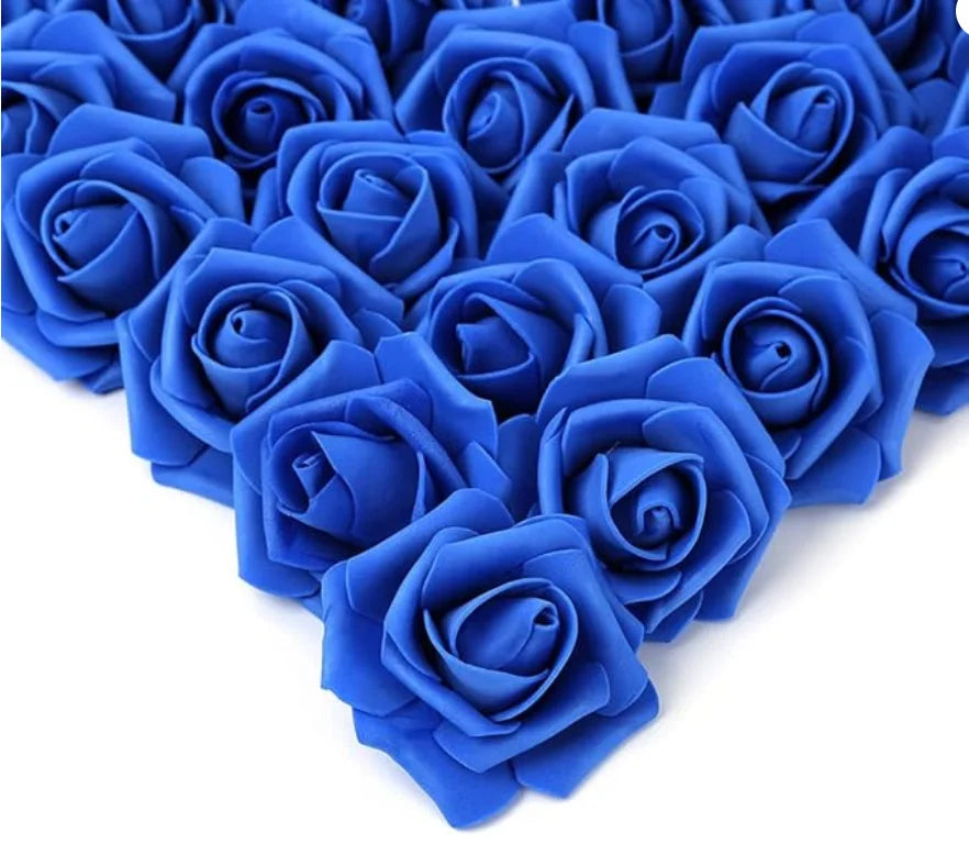 Artificial Foam Rose Flowers - PE Fake Floral Decor for Home Weddings  Holidays - ZOOMNSTORE