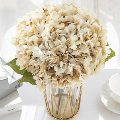 Artificial Silk Hydrangea Flowers - Home Decor Wedding Bouquet DIY Decoration - ZOOMNSTORE