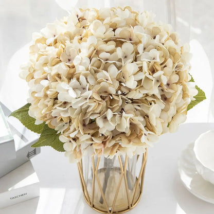 Artificial Silk Hydrangea Flowers - Home Decor Wedding Bouquet DIY Decoration - ZOOMNSTORE