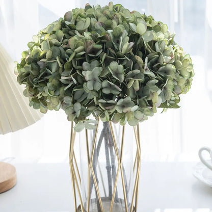 Artificial Silk Hydrangea Flowers - Home Decor Wedding Bouquet DIY Decoration - ZOOMNSTORE