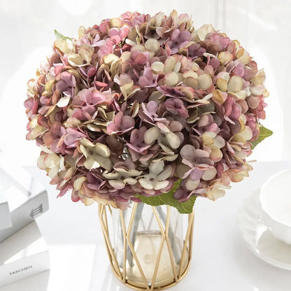 Artificial Silk Hydrangea Flowers - Home Decor Wedding Bouquet DIY Decoration - ZOOMNSTORE