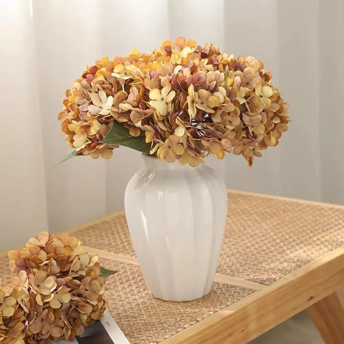 Artificial Silk Hydrangea Flowers - Home Decor Wedding Bouquet DIY Decoration - ZOOMNSTORE