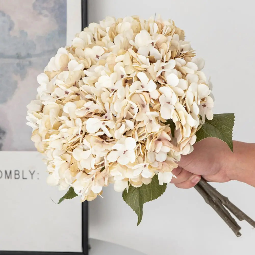 Artificial Silk Hydrangea Flowers - Home Decor Wedding Bouquet DIY Decoration - ZOOMNSTORE
