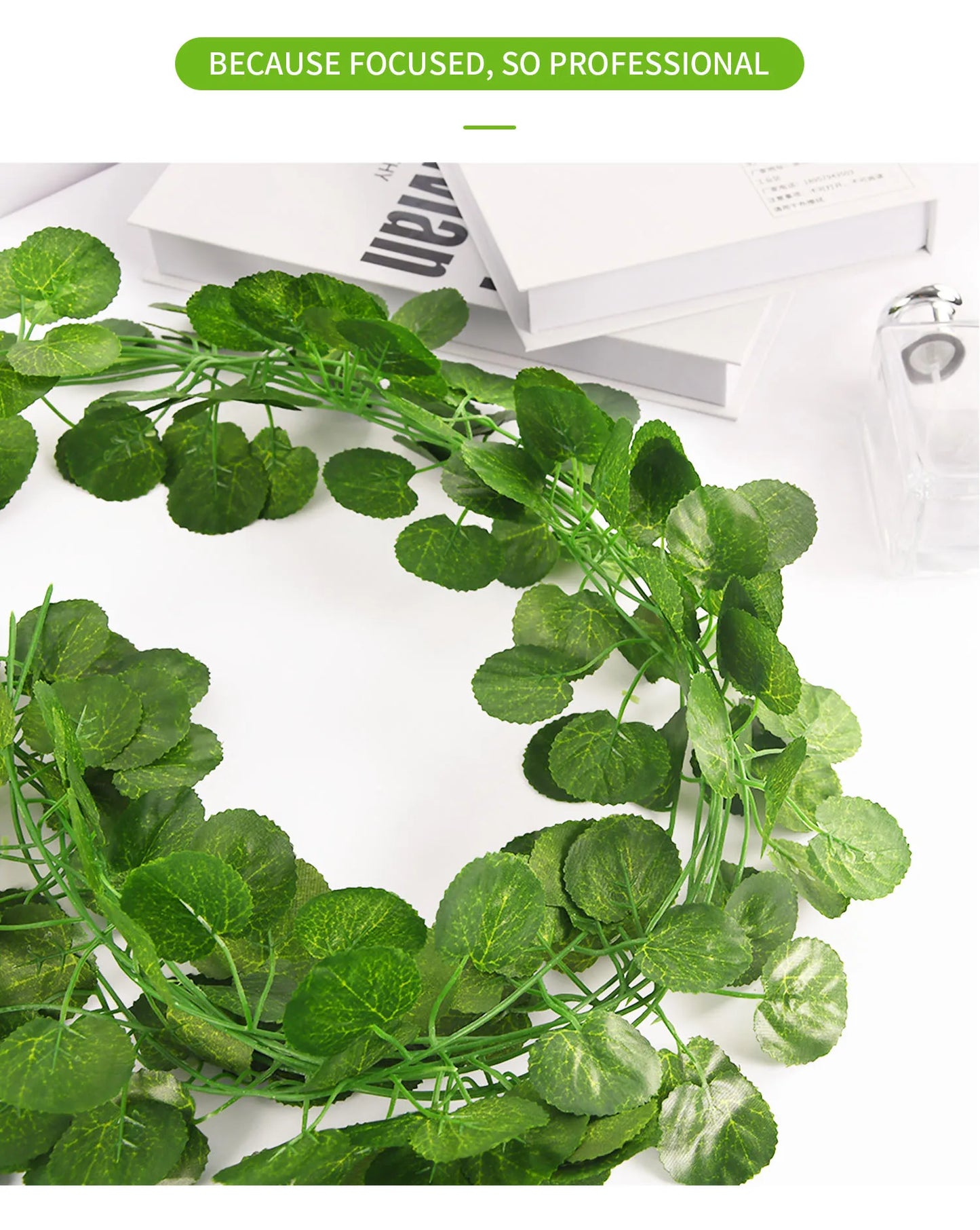 Artificial Green Ivy Leaf Garland - 21M Hanging Vine for Home Decor Wedding Party DIY - ZOOMNSTORE