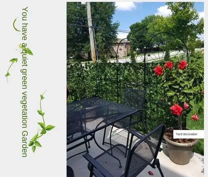 Artificial Ivy Privacy Fence Panels - Green Leaf Outdoor Decoration 1x3m - ZOOMNSTORE