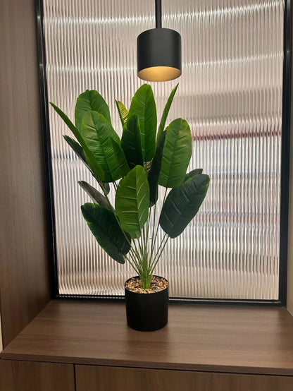Large Tropical Palm Tree - 18 Leaves Artificial Banana Plant for Home Garden Decor - ZOOMNSTORE