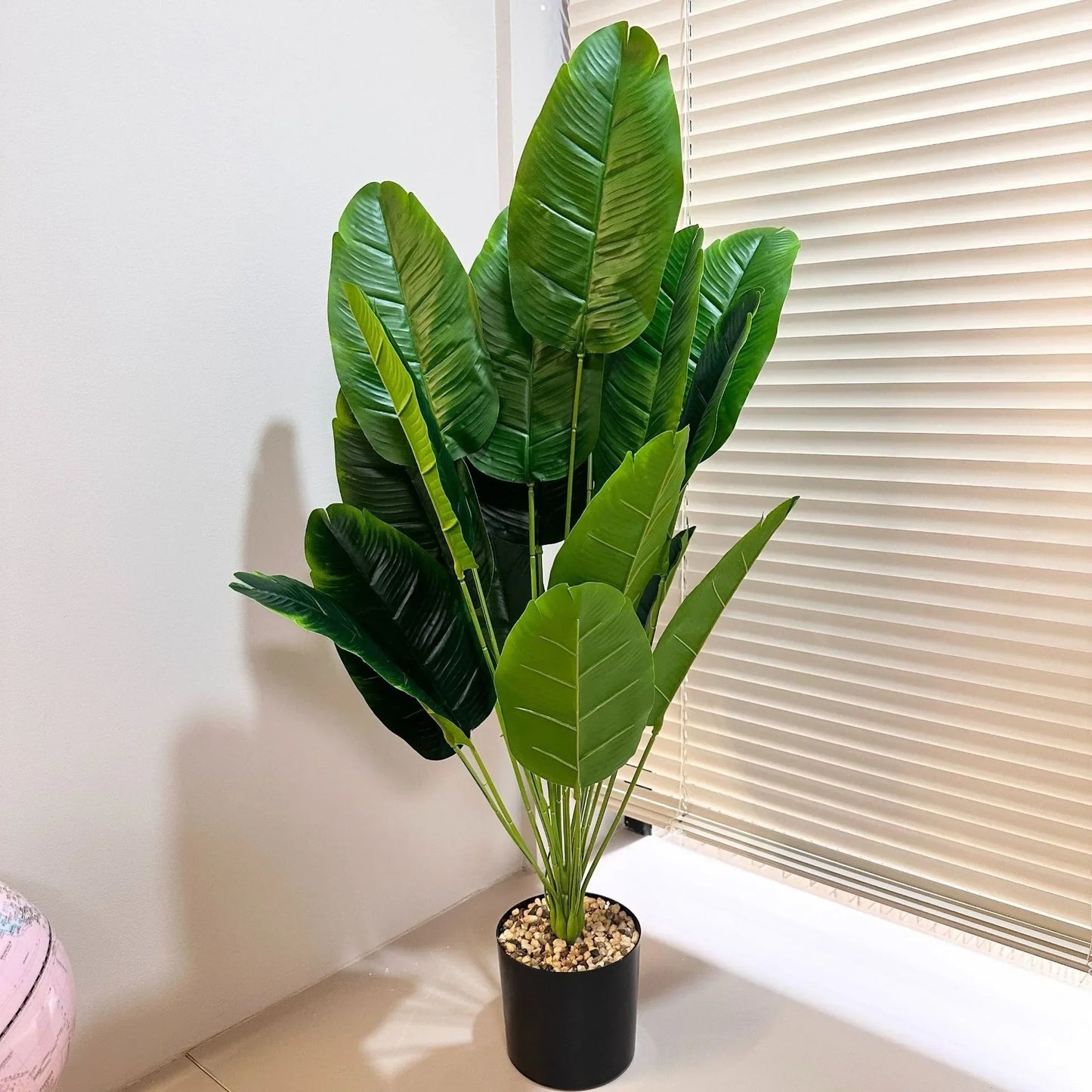 Large Tropical Palm Tree - 18 Leaves Artificial Banana Plant for Home Garden Decor - ZOOMNSTORE