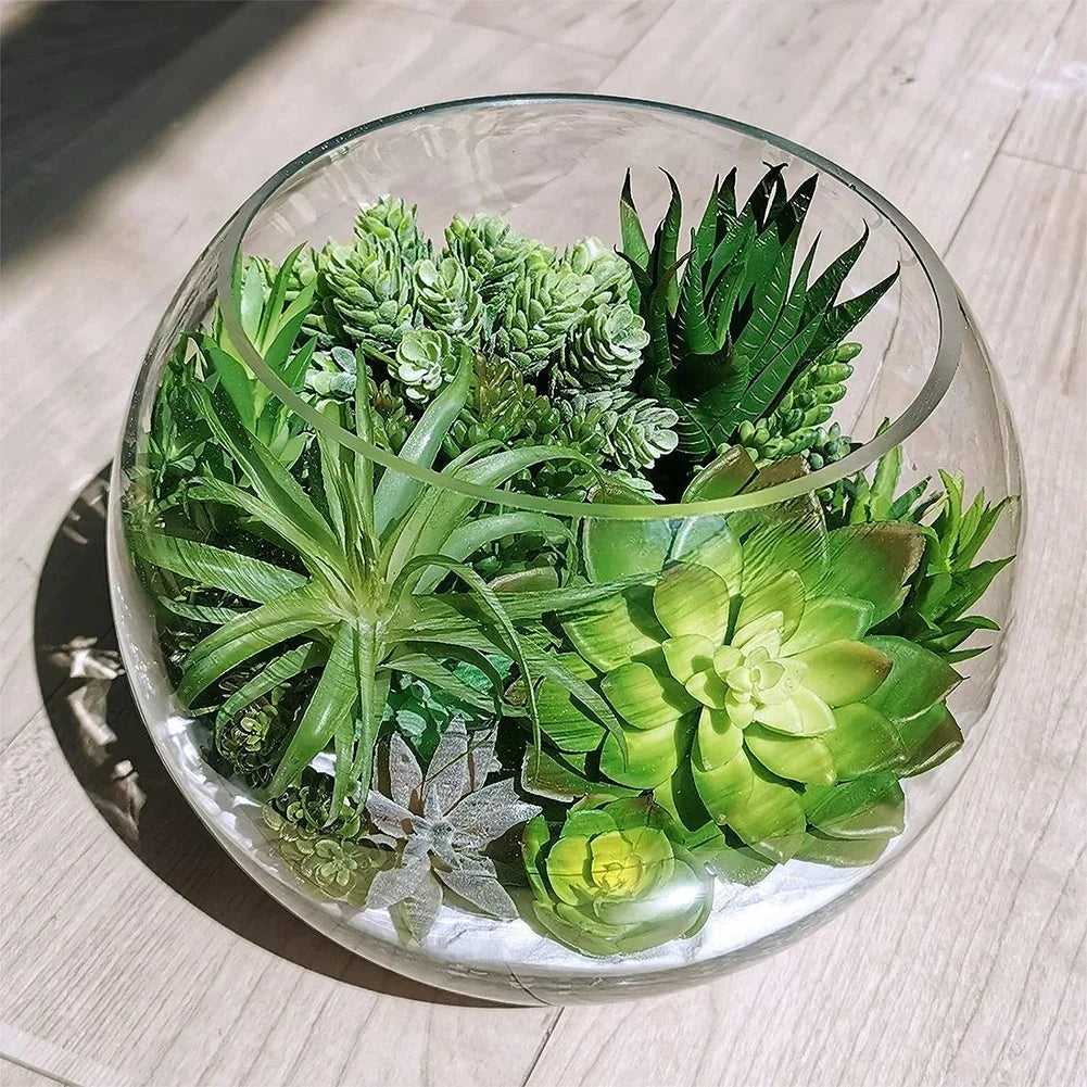 Artificial Succulent Plants - 12pcs Faux Green Bonsai Decor for Home  Garden - ZOOMNSTORE