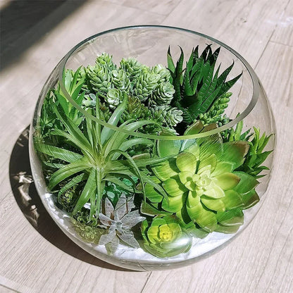 Artificial Succulent Plants - 12pcs Faux Green Bonsai Decor for Home  Garden - ZOOMNSTORE