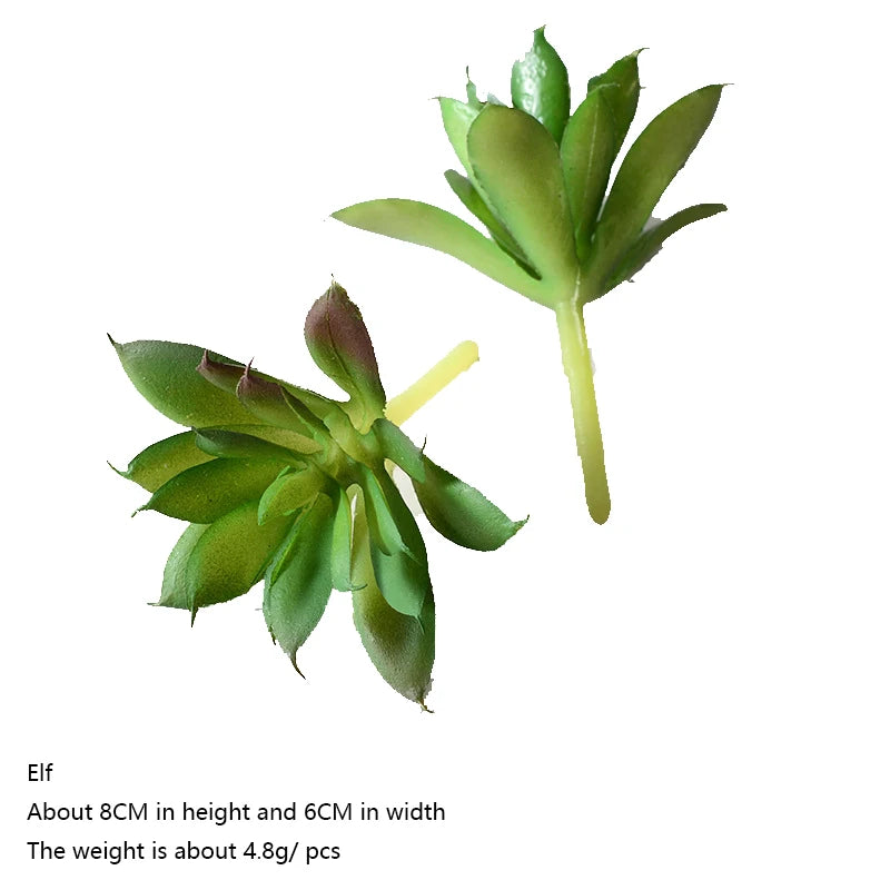 Artificial Succulent Plants - 12pcs Faux Green Bonsai Decor for Home  Garden - ZOOMNSTORE