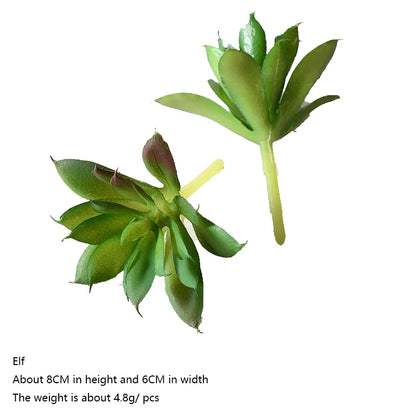 Artificial Succulent Plants - 12pcs Faux Green Bonsai Decor for Home  Garden - ZOOMNSTORE