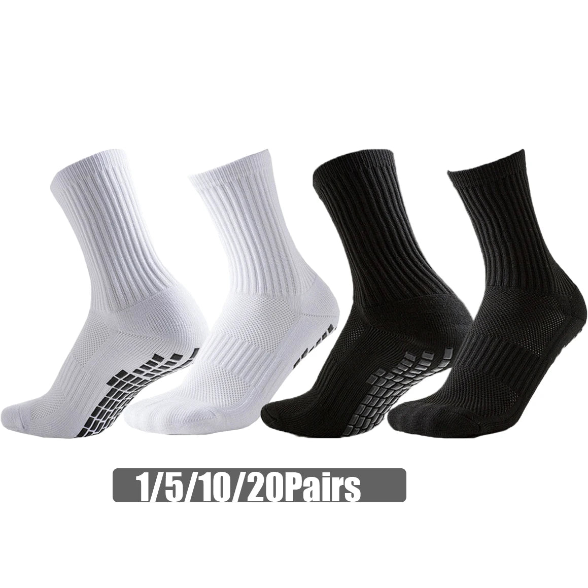 Athletic Non Slip Socks – Men's & Women's Sports Grip Socks for Football, Basketball & Running - ZOOMNSTORE