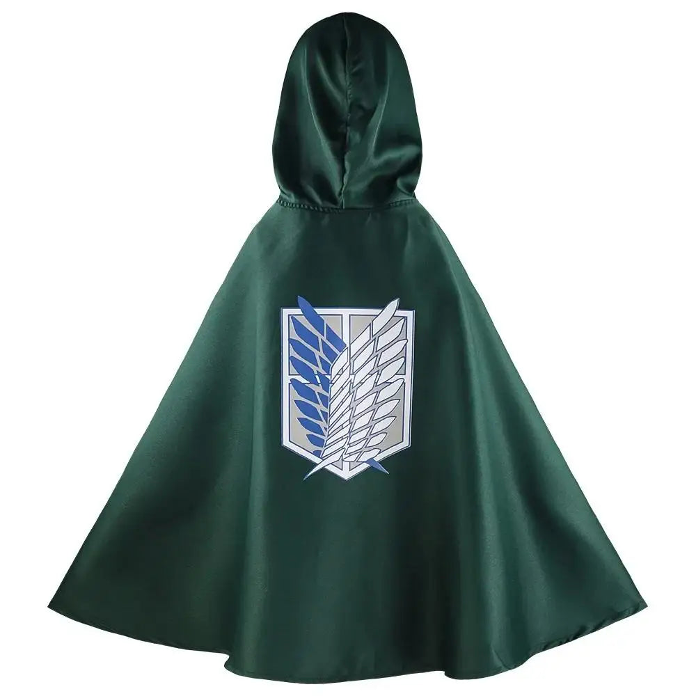 Anime Attack Cloak Shingeki No Kyojin Scouting Legion Cosplay Costume Cos Green Cape Mens Clothes Cosplay Costume Women - ZOOMNSTORE