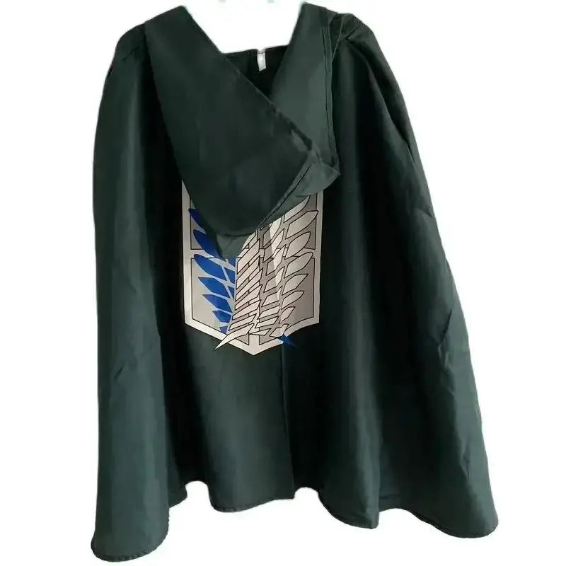 Anime Attack Cloak Shingeki No Kyojin Scouting Legion Cosplay Costume Cos Green Cape Mens Clothes Cosplay Costume Women - ZOOMNSTORE