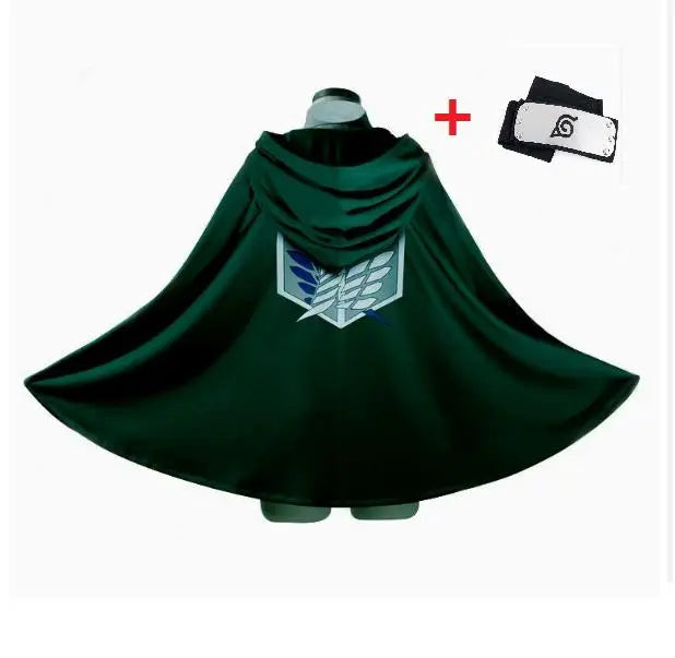 Anime Attack Cloak Shingeki No Kyojin Scouting Legion Cosplay Costume Cos Green Cape Mens Clothes Cosplay Costume Women - ZOOMNSTORE
