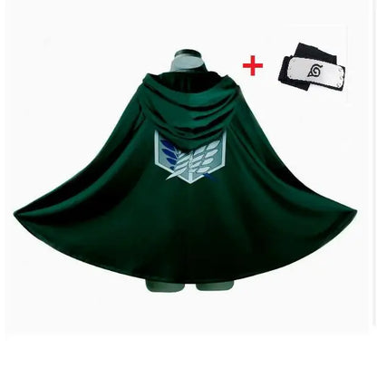 Anime Attack Cloak Shingeki No Kyojin Scouting Legion Cosplay Costume Cos Green Cape Mens Clothes Cosplay Costume Women - ZOOMNSTORE