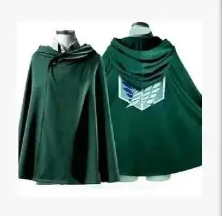 Anime Attack Cloak Shingeki No Kyojin Scouting Legion Cosplay Costume Cos Green Cape Mens Clothes Cosplay Costume Women - ZOOMNSTORE