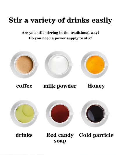 Auto Stirring Coffee Cup - Electric Milk Mug With Magnetic Rotating Stainless Steel - ZOOMNSTORE