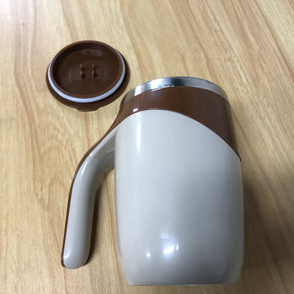Auto Stirring Coffee Cup - Electric Milk Mug With Magnetic Rotating Stainless Steel - ZOOMNSTORE